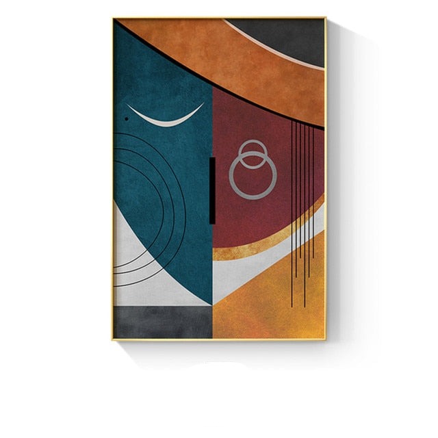 CORX Designs - Abstract Geometric Figure Face Canvas Art - Review