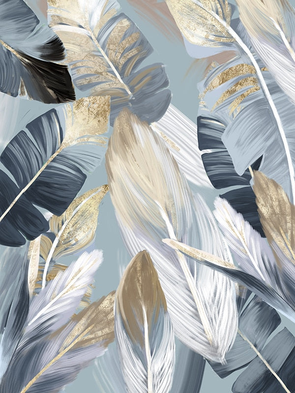 CORX Designs - Gold Tropical Tree Palm Leaves Canvas Art - Review