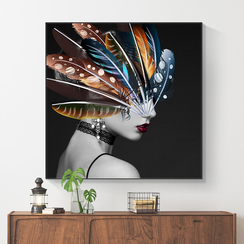CORX Designs - Girl with Feather Canvas Art - Review