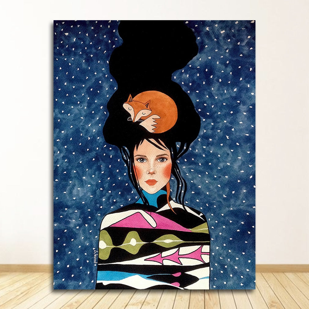CORX Designs - Woman Big Hair Art Canvas - Review
