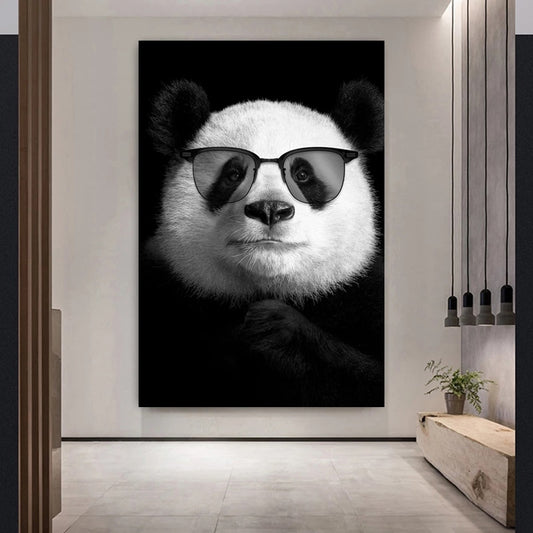 CORX Designs - Panda Wearing Glasses Canvas Art - Review