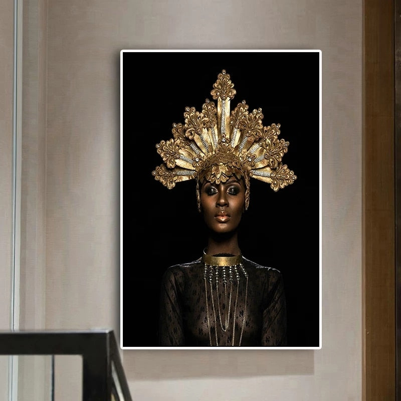 CORX Designs - Black Gold African Queen Canvas Art - Review