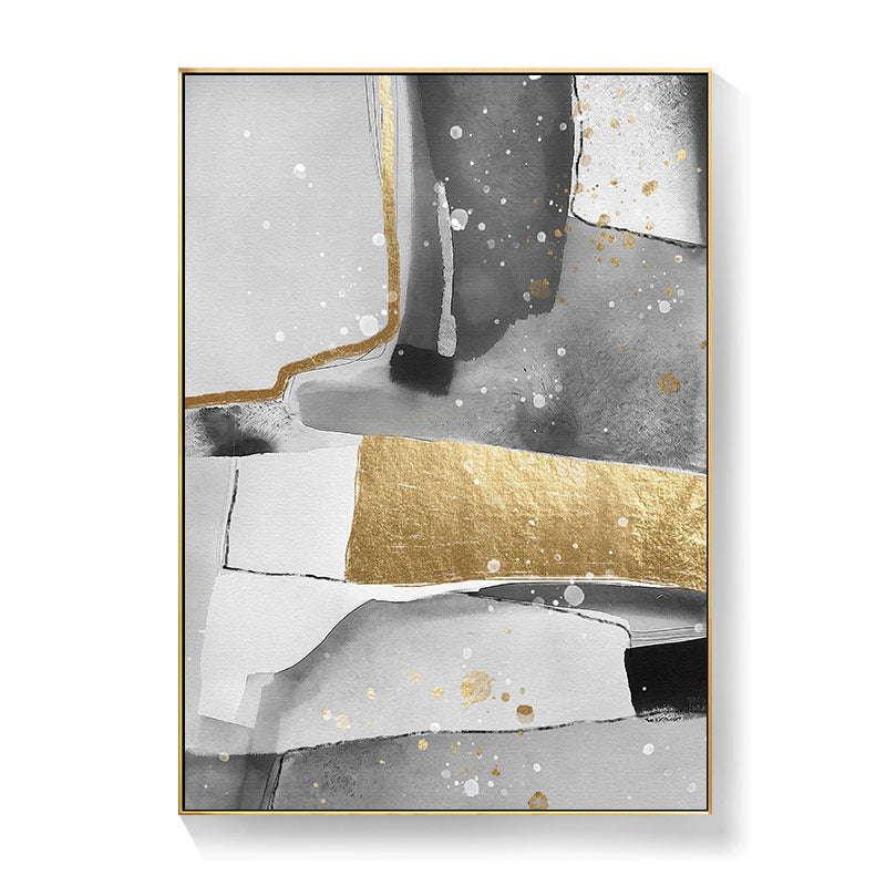 CORX Designs - Abstract Black White Gold Canvas Art - Review