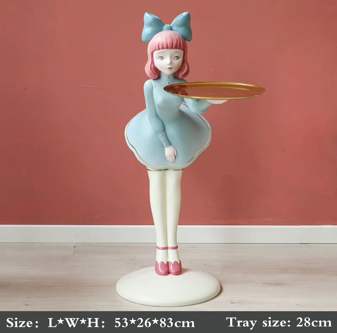 CORX Designs - Bowing Girl Big Statue With Tray - Review