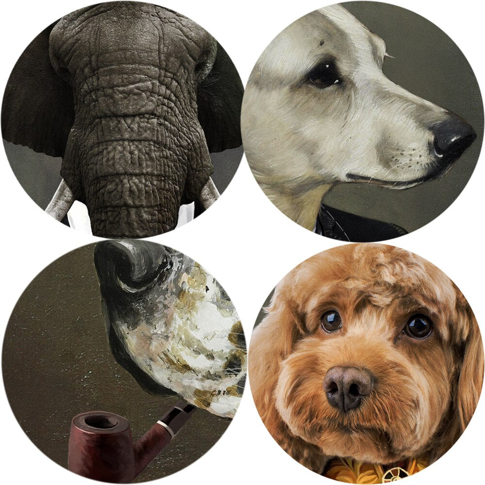 CORX Designs - Animal with Suit Canvas Art - Review