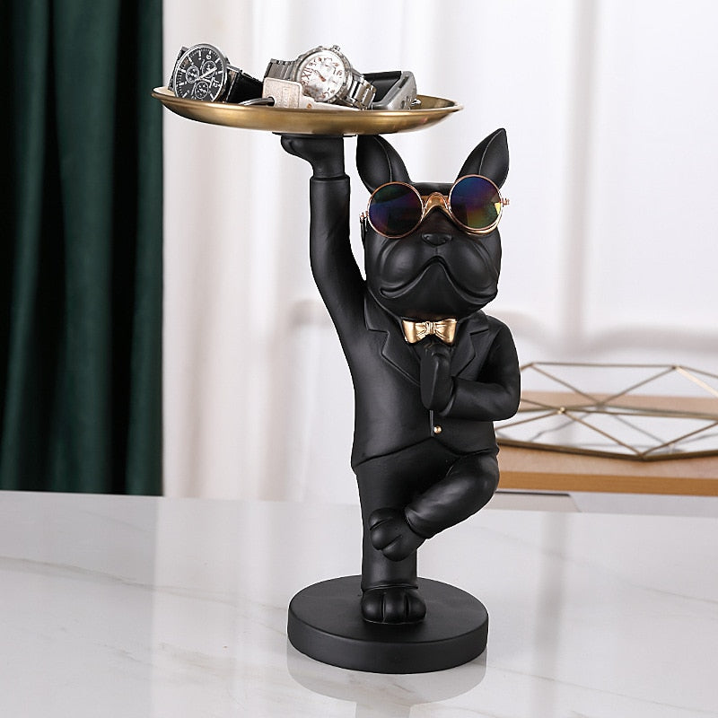CORX Designs - Single Leg Stand Bulldog Tray Statue - Review