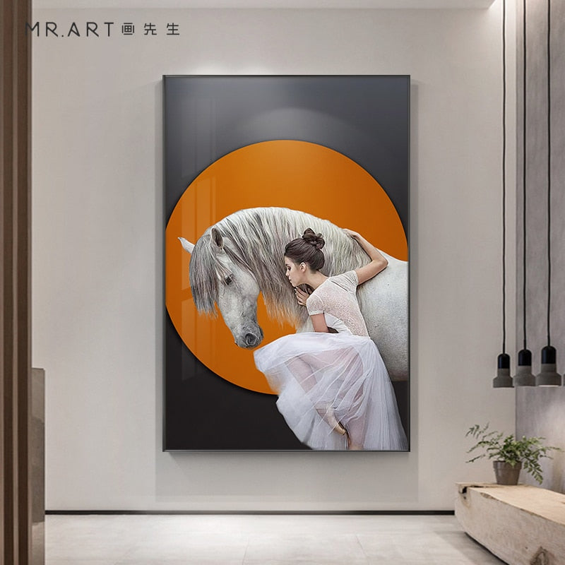 CORX Designs - Ballet Dancer with Horse Canvas Art - Review