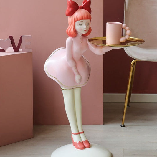 CORX Designs - Bowing Girl Big Statue With Tray - Review