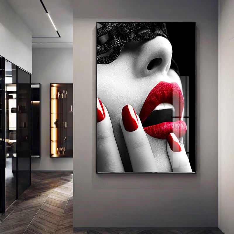 CORX Designs - Sexy Red Lips Canvas Art - Review