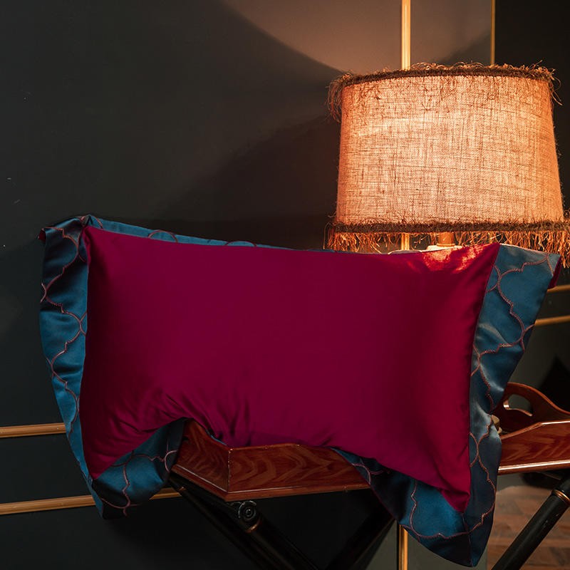 CORX Designs - Bordeaux Swan Silky Satin Duvet Cover Bedding Set - Review