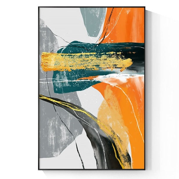 CORX Designs - Abstract Gold Foil Canvas Art - Review