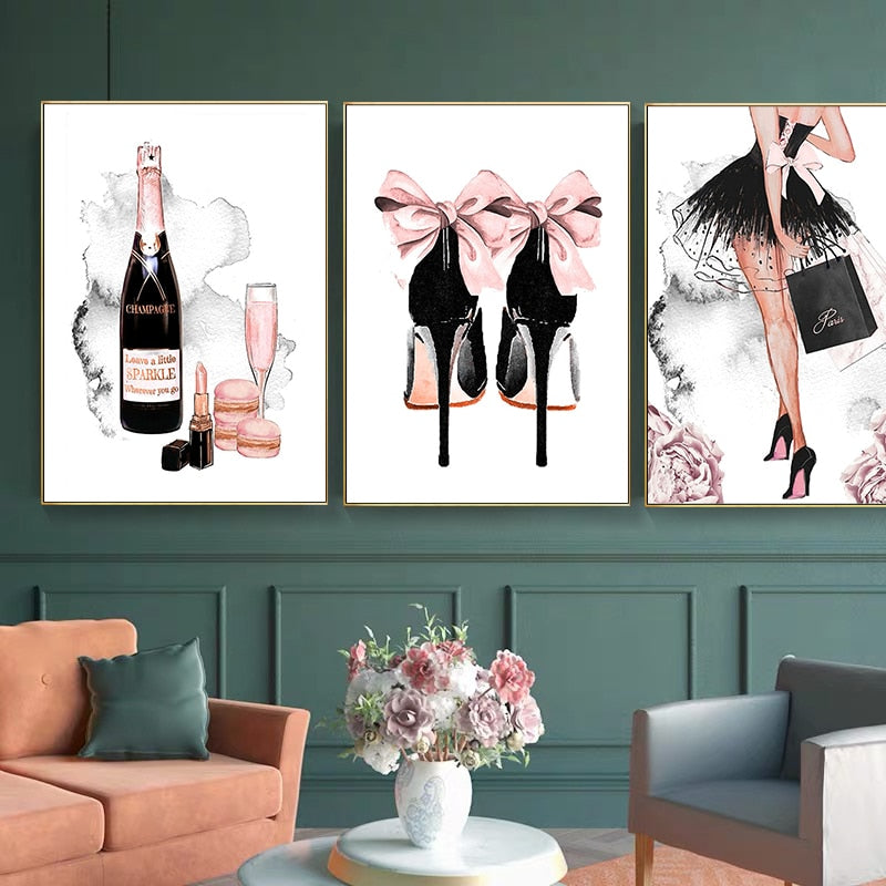 CORX Designs - Black & Pink Women Stuff Canvas Art - Review
