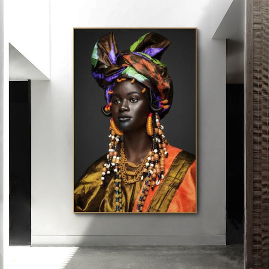CORX Designs - African Woman with Traditional Wear Canvas Art - Review