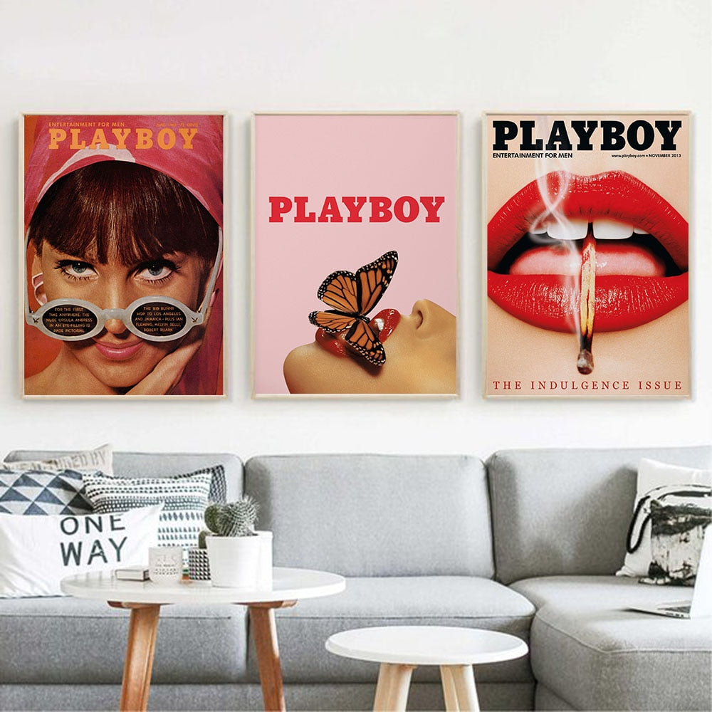 CORX Designs - Vintage Butterfly Sexy Red Lips Canvas Art - Review