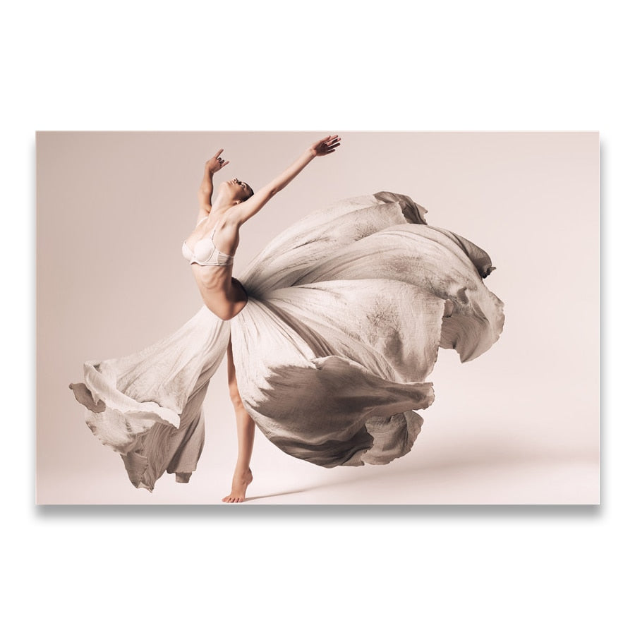 CORX Designs - Woman Dancing Flower Pampas Grass Canvas Art - Review