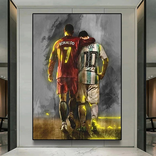 CORX Designs - Ronaldo and Messi Football Canvas Art - Review