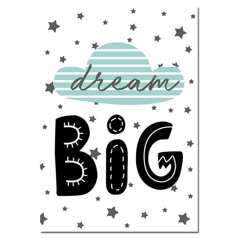 CORX Designs - Big Dream Quotes Bear Nursery Wall Art Canvas - Review