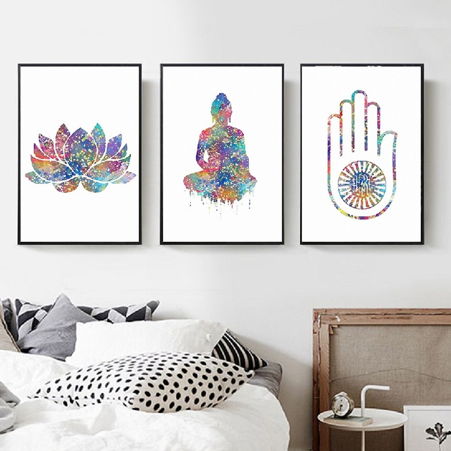 CORX Designs - Buddha Spiritual Free Spirit Yoga Canvas Art - Review