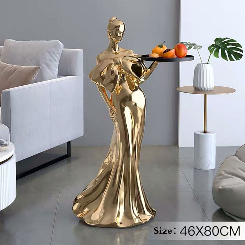 CORX Designs - Elegant Woman with Tray Large Statue - Review
