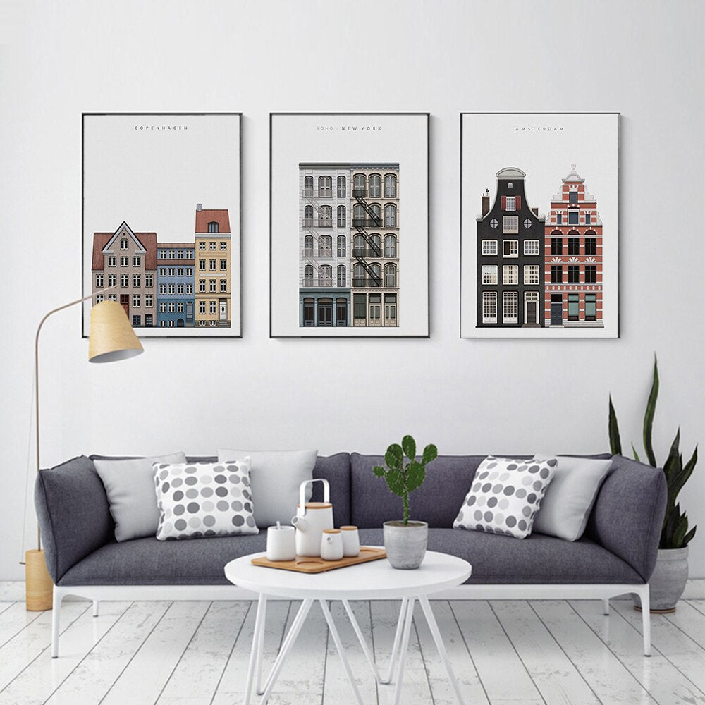 CORX Designs - Cities Architectural Style Canvas Art - Review