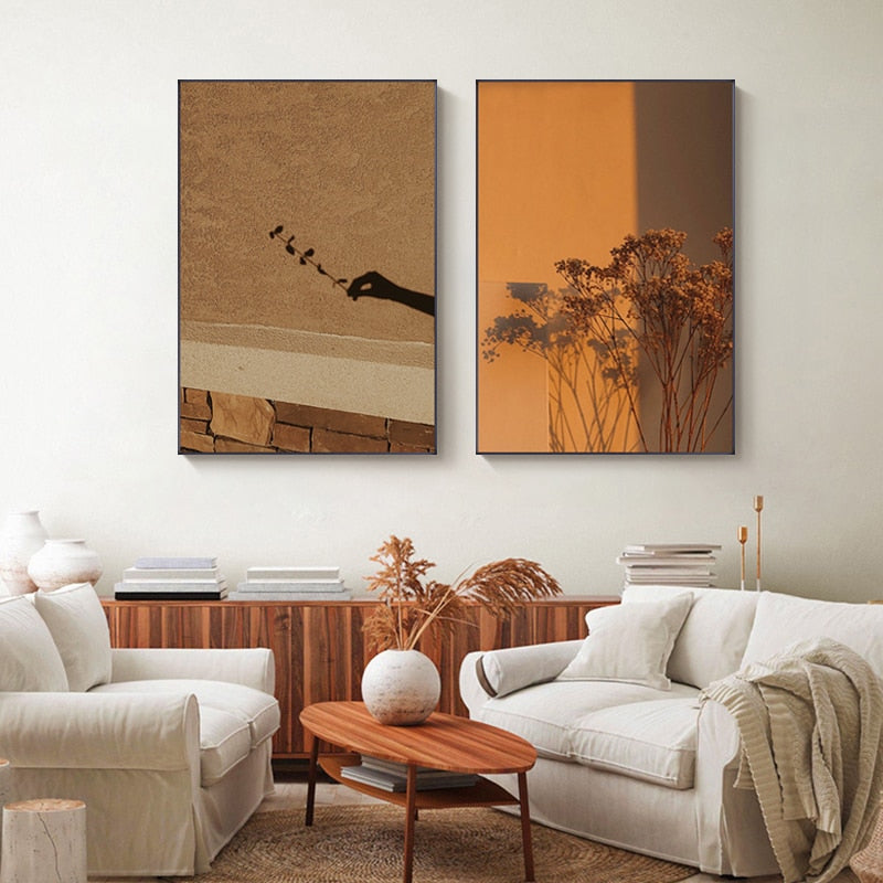 CORX Designs - Flower Sunset Shadow Canvas Art - Review