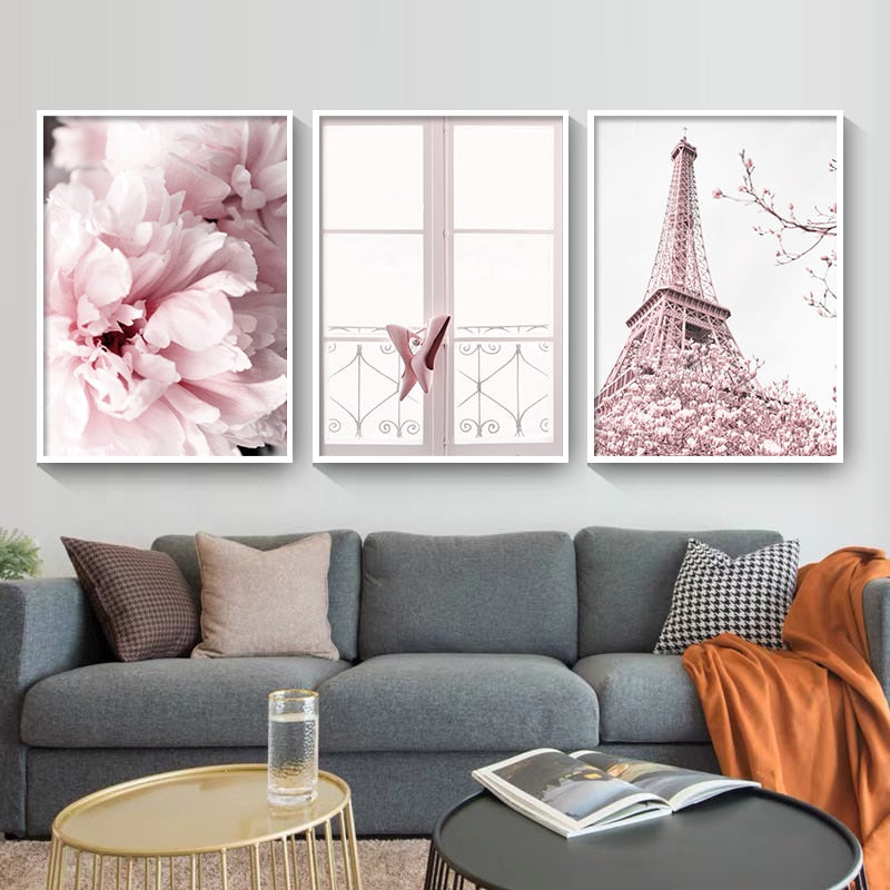 CORX Designs - Pink Peony Paris Canvas Art - Review