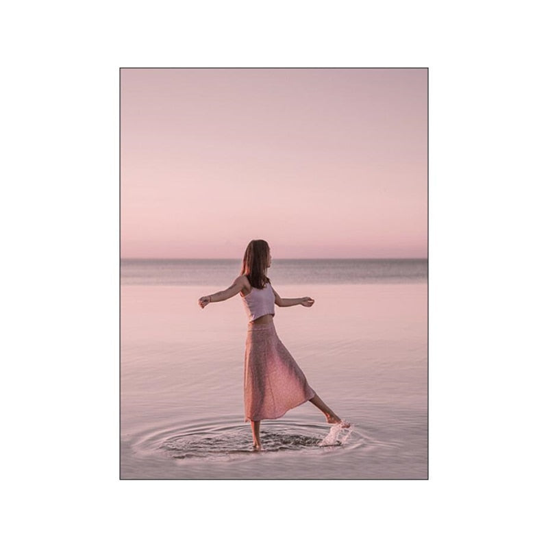 CORX Designs - Tropical Pink Beach Canvas Art - Review
