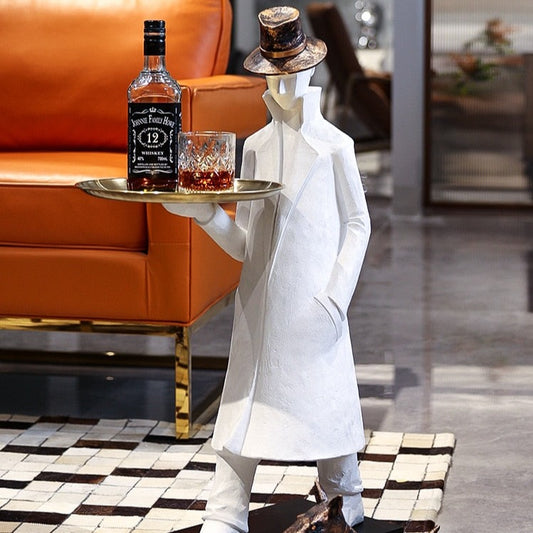 CORX Designs - Dog Walker Gentleman Floor Statue with Tray - Review