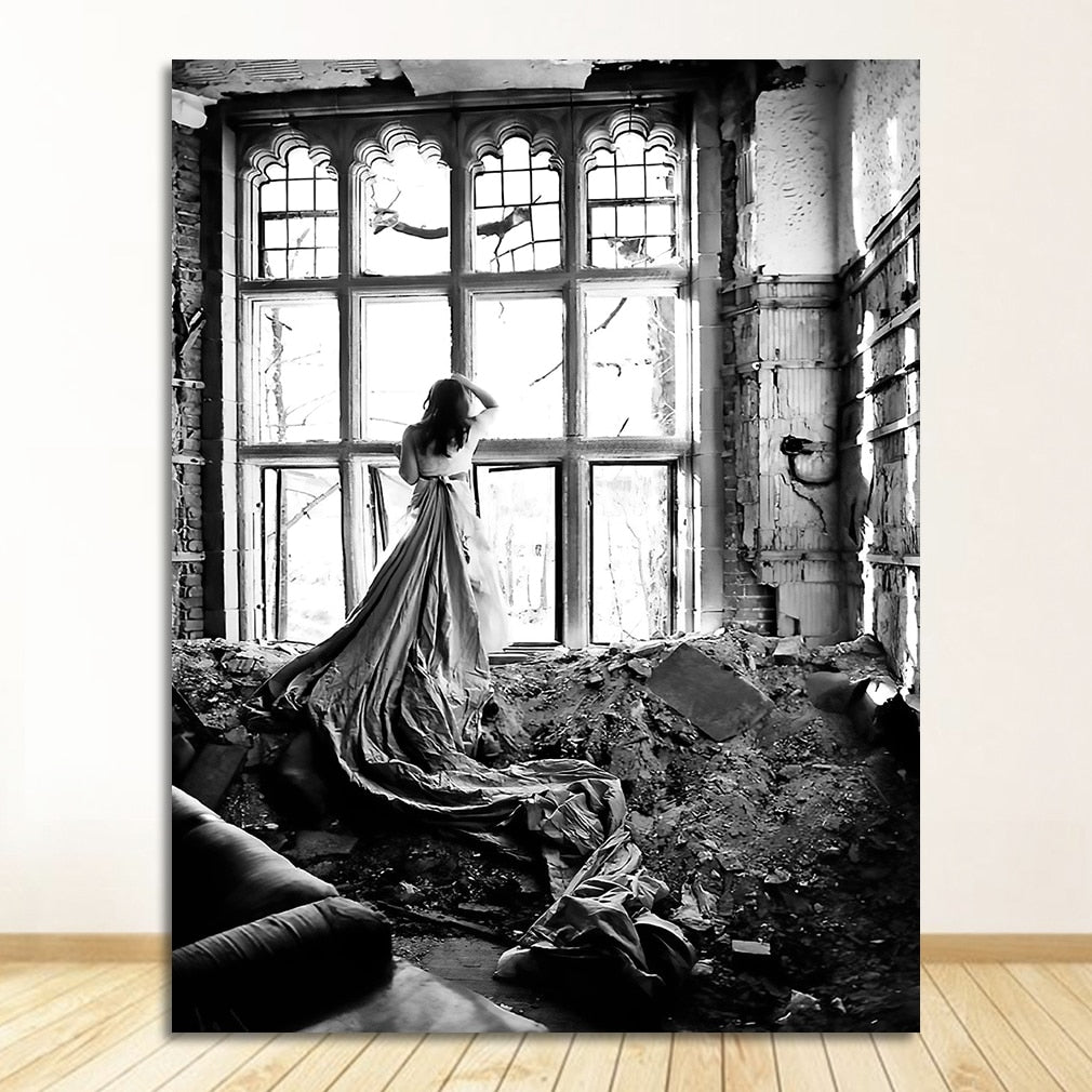 CORX Designs - Black and White Woman Portrait Canvas Art - Review