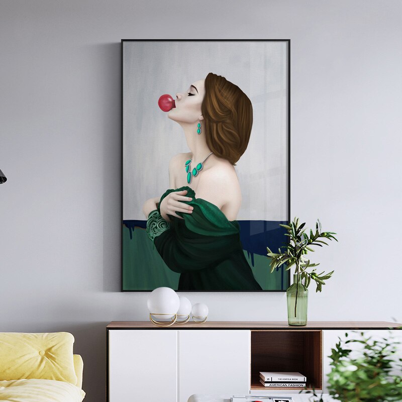 CORX Designs - Fashion Yellow Bubble Woman Canvas Art - Review