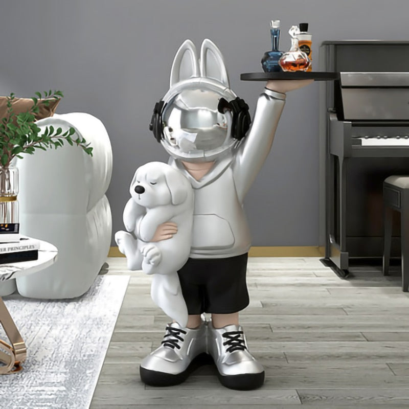 CORX Designs - Bunny Astronaut with Tray Statue - Review