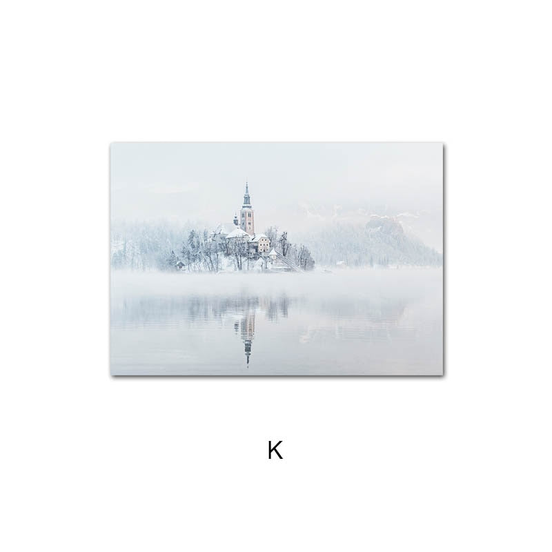 CORX Designs - Mystical Siberia Winter Snow Forest Canvas Art - Review