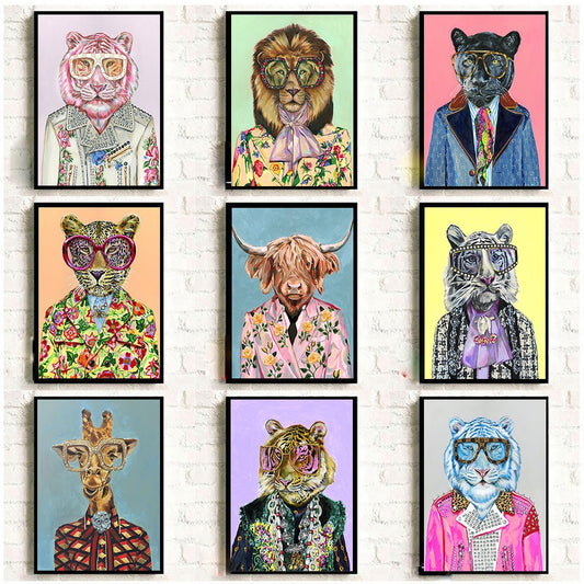 CORX Designs - Fashion Animals in a Suit Art Canvas - Review