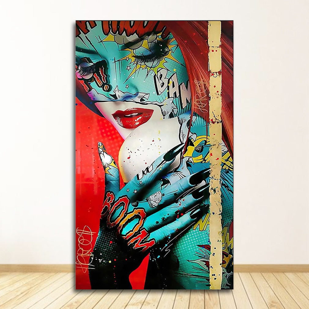 CORX Designs - Graffiti Women Portrait Canvas Art - Review