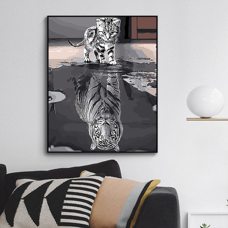 CORX Designs - Cat Reflection Canvas Art - Review