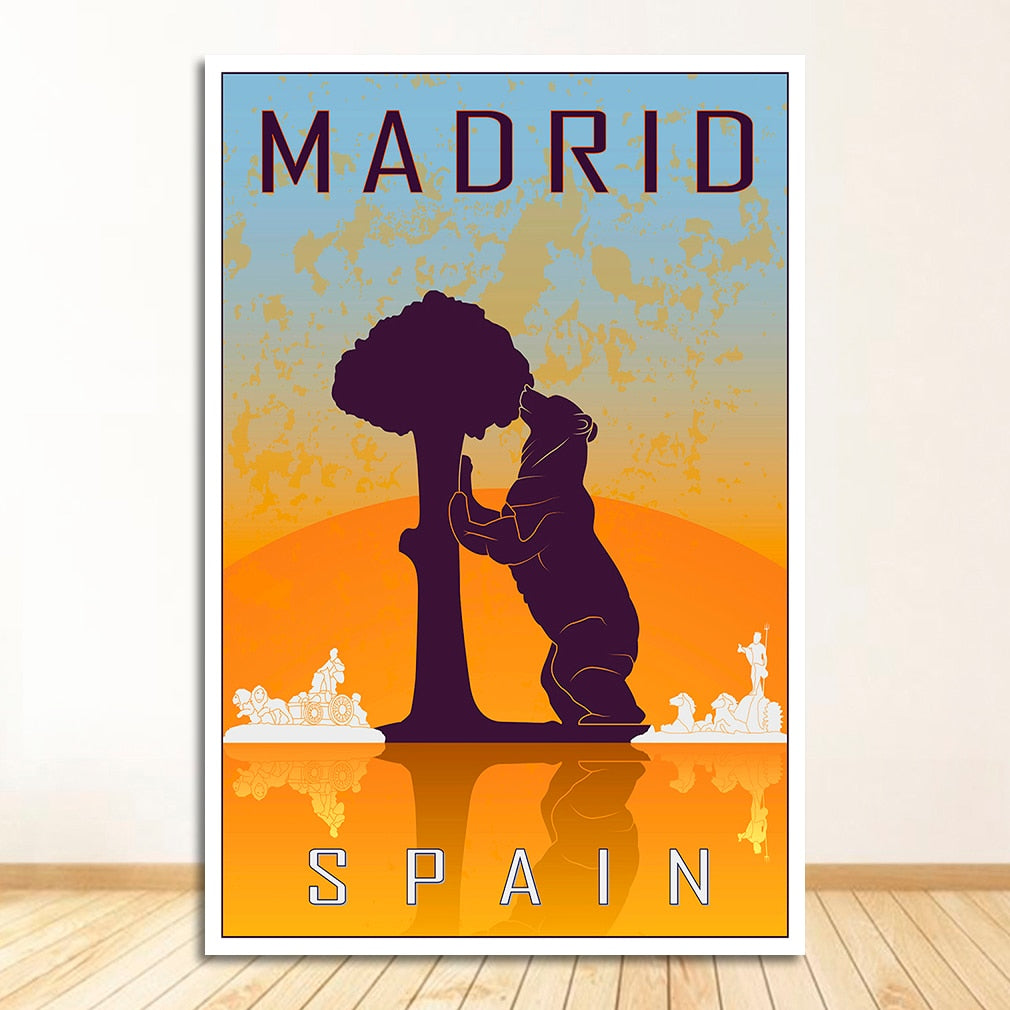 CORX Designs - Spain Madrid San Sebastian Canvas Art - Review