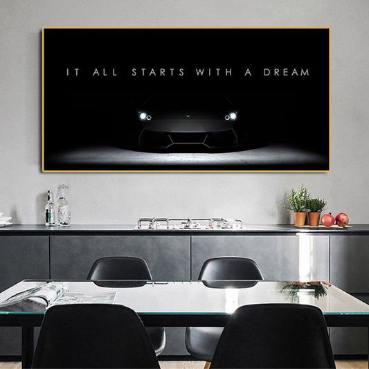 CORX Designs - Dream Car Motivational Canvas Art - Review