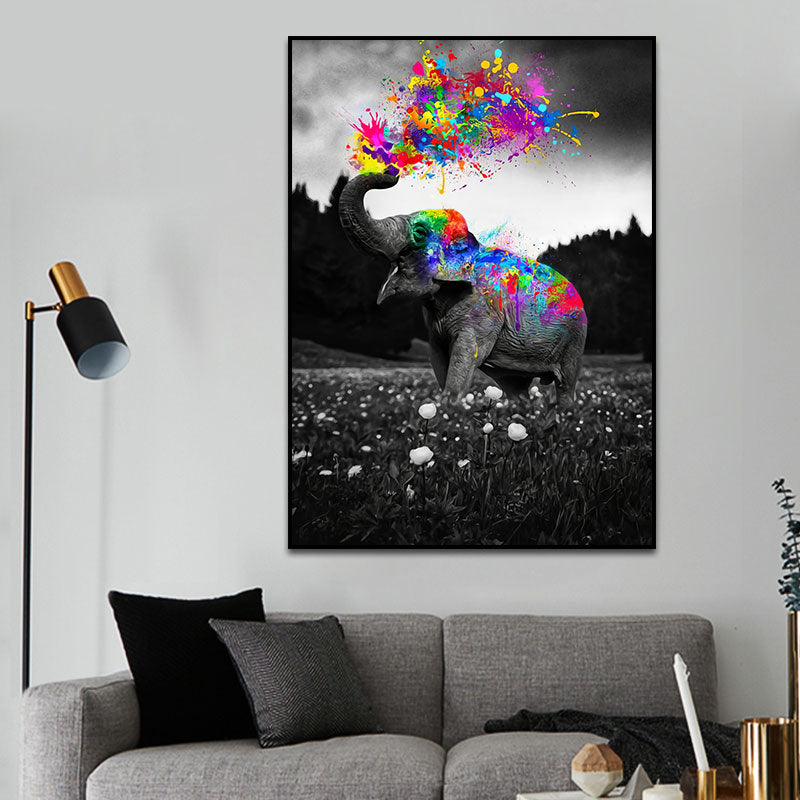 CORX Designs - Black Elephant Watercolor Canvas Art - Review