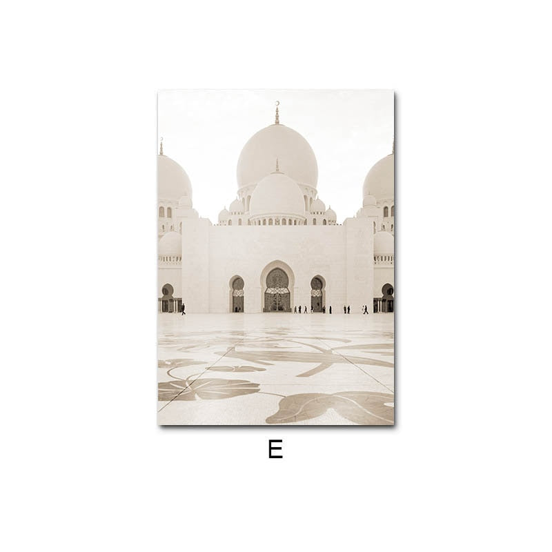 CORX Designs - Modern Islamic Beige Landscape Canvas Art - Review