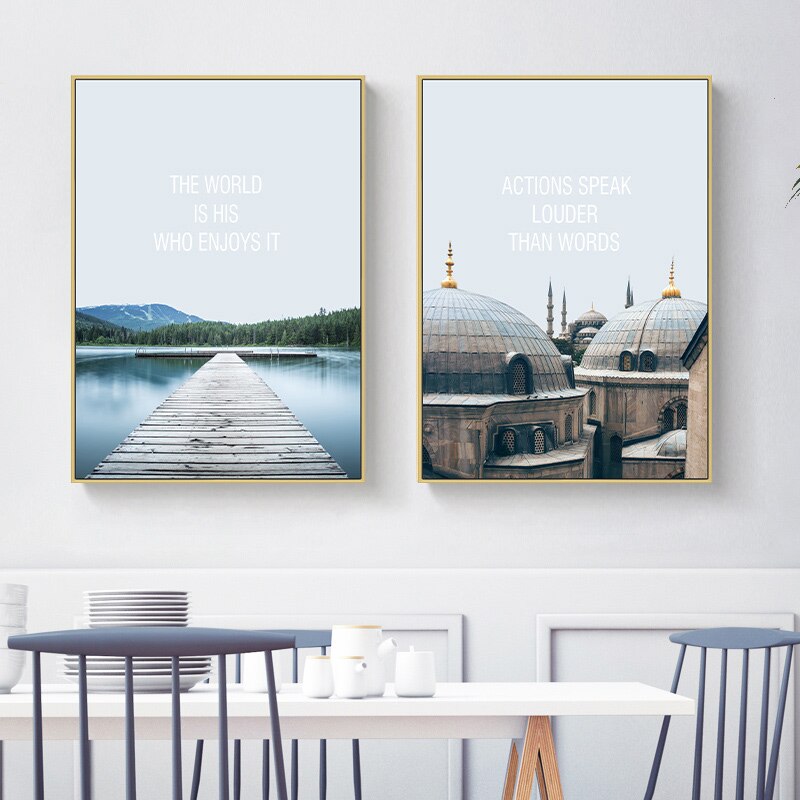 CORX Designs - Natural Scenery Highway Big Mountain Canvas Art - Review