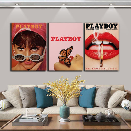 CORX Designs - Vintage Butterfly Sexy Red Lips Canvas Art - Review