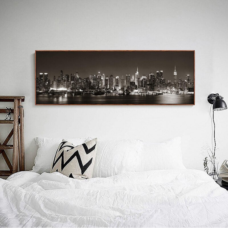 CORX Designs - Modern Landscape City Night Canvas Art - Review