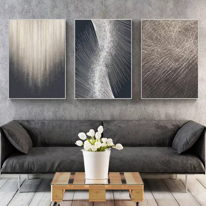 CORX Designs - Abstract Streamline Metal Line Canvas Art - Review