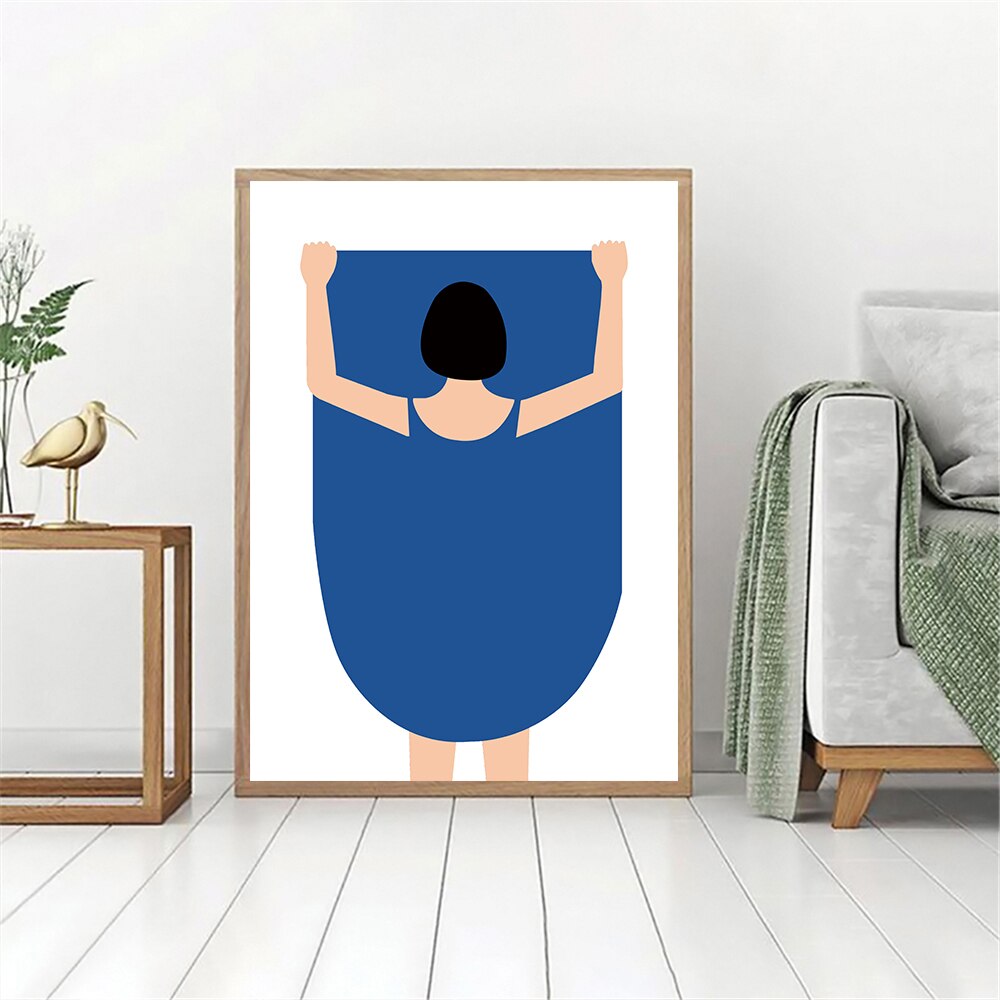 CORX Designs - Minimalist Taking Shirt Off Canvas Art - Review