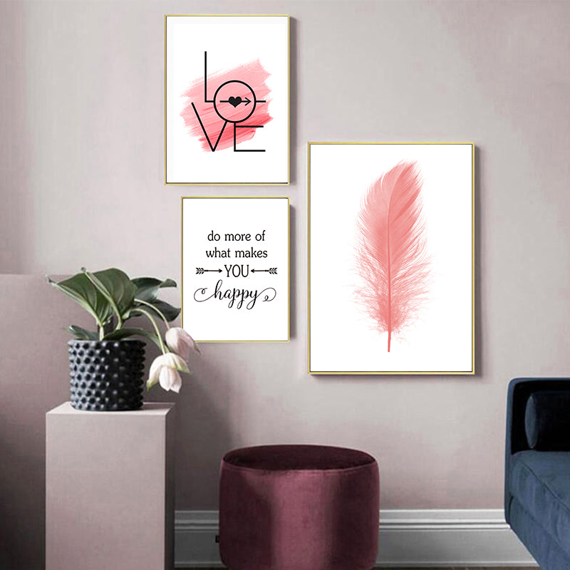 CORX Designs - Pink Feathers Girl Room Canvas Art - Review