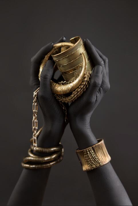 CORX Designs - Black Woman Hand With Gold Jewelry Canvas Art - Review