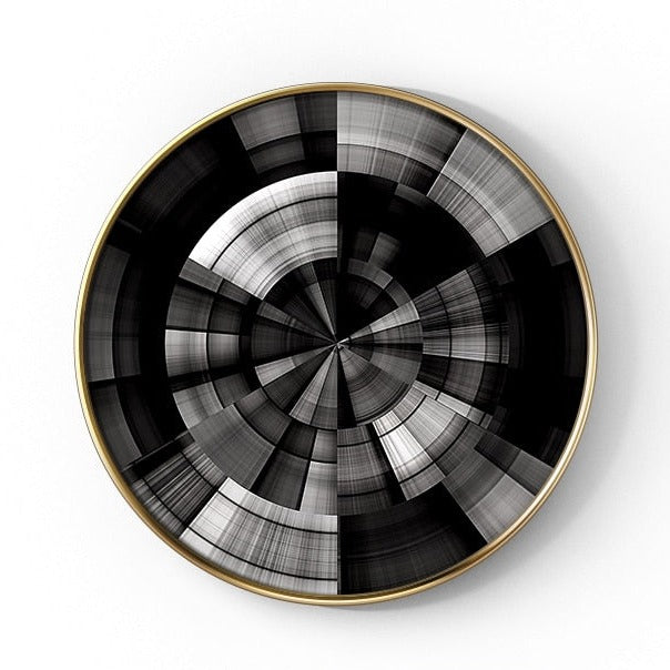 CORX Designs - Industrial Abstract Round Canvas Art - Review