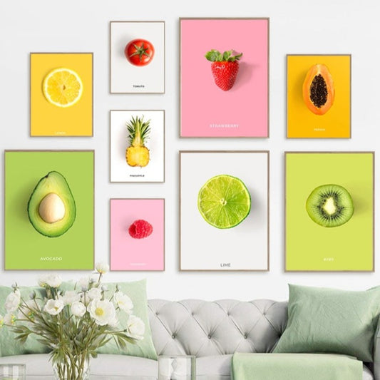 CORX Designs - Fruit Poster Kitchen Canvas Art - Review