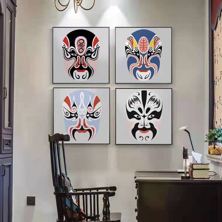 CORX Designs - Chinese Peking Opera Makeup Mask Canvas Art - Review