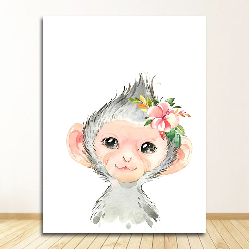 CORX Designs - Cute Animal Nursery Wall Canvas Art - Review